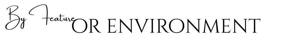By Feature or Environment