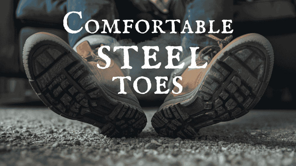 comfortable steel toe safety shoes