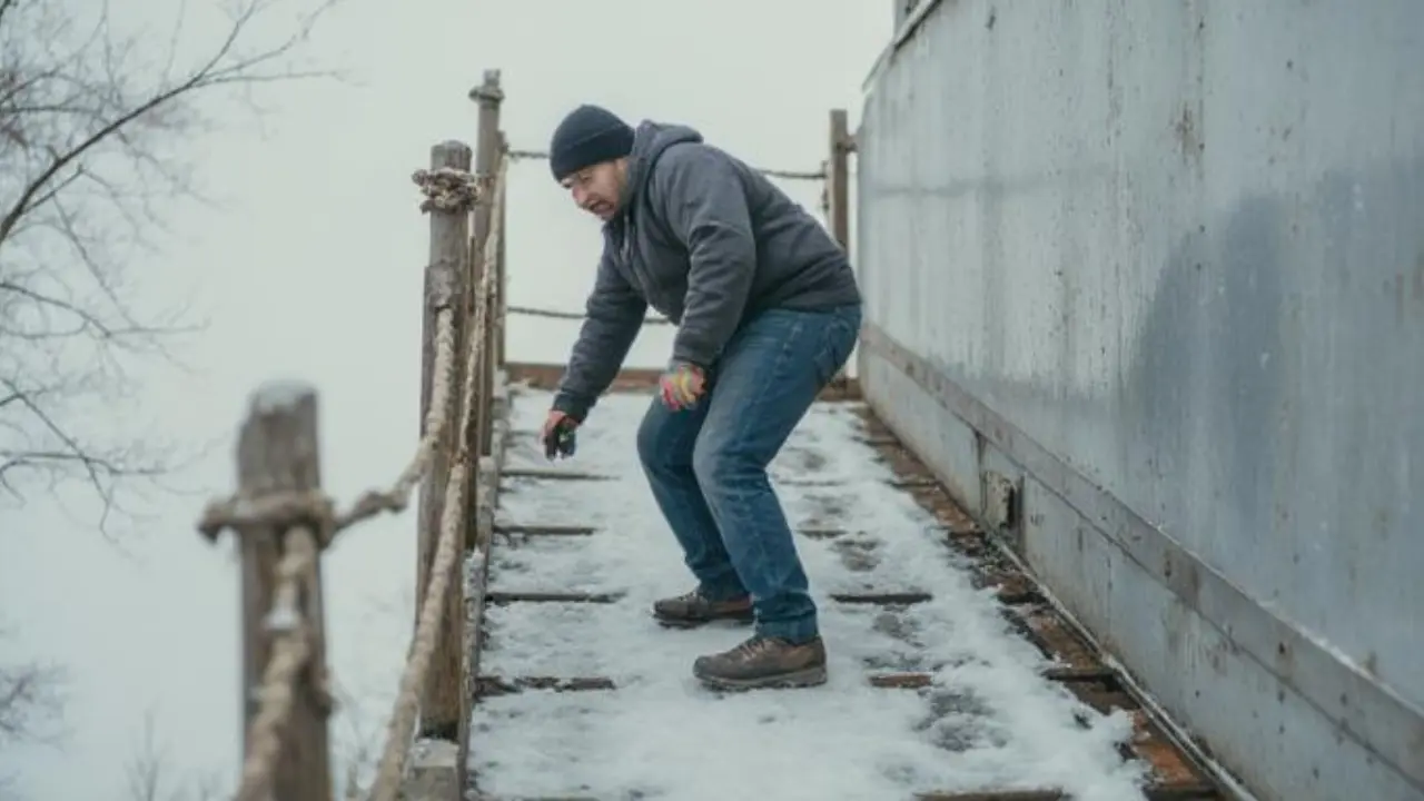 slip resistant work boots outsole traction on wet concrete surface